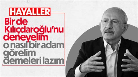 K­ı­l­ı­ç­d­a­r­o­ğ­l­u­:­ ­B­i­r­ ­d­e­ ­C­H­P­­y­i­ ­d­e­n­e­y­i­n­
